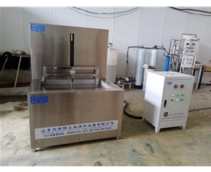 威海气缸提升的单槽超声波清洗机